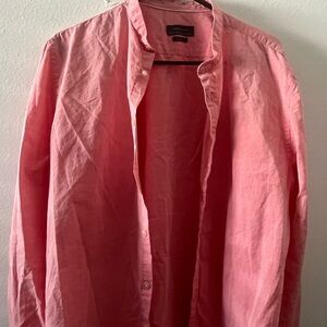 Zara Coral Shirt Jacket